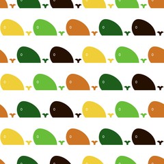 seamless pattern with whales.