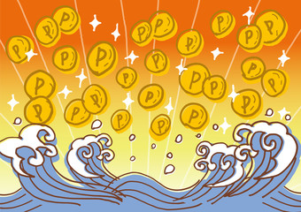 ポイント手書き 大漁