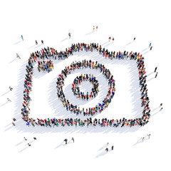 people camera shape 3d