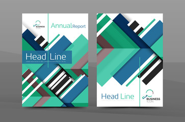 Design of annual report cover brochure