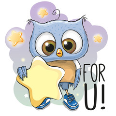 Cute Cartoon Owl