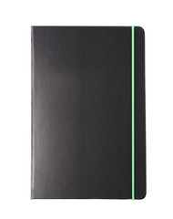 Black note book isolated