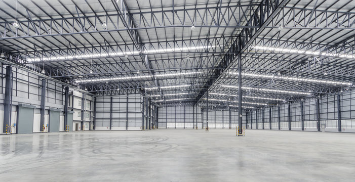 Empty warehouses