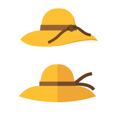 Woman Sunhat Illustration