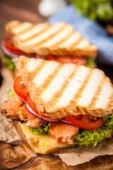 Grilled chicken sandwich