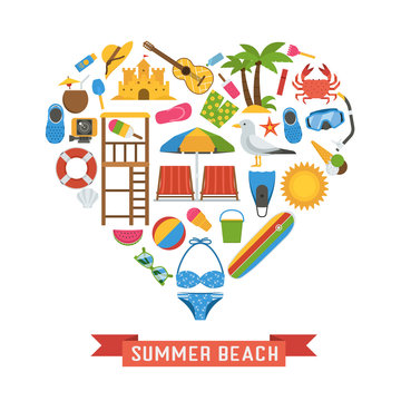 Love Summer Beach Concept