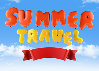 Summer Travel - Logo template 
