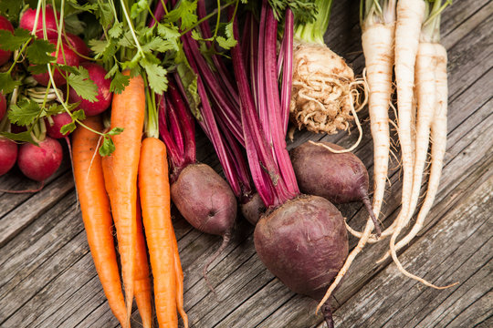 Fototapeta Fresh organic vegetables