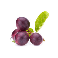 Carunda or Karonda on white background