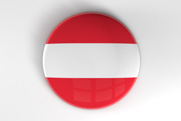 Austria flag button badge
