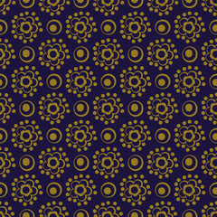 Elegant antique background 415_round cross dot line flower
