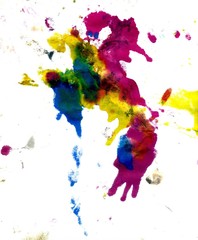 Colorful Paint Drips