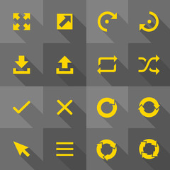 Vector Flat Icon Set - Arrow

