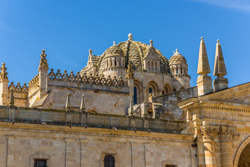 Fototapeta premium San Salvador Cathedral in Zamora, Castilla y Leon. Spain.