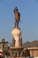Republic of Macedonia, Ohrid. Statue of Phillip II.