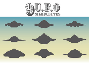 Nine stylish UFO silhouettes