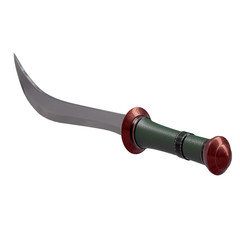 isolated sabre weapon 3d illustration