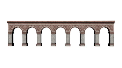 Fototapeta premium Castle arches - 3D render