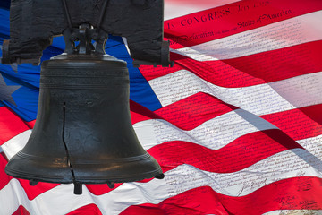 Philadelphia liberty bell close up detail of