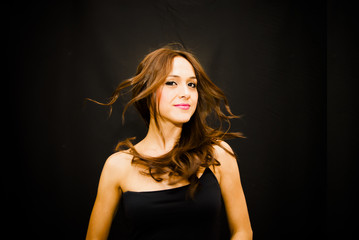 Naklejka premium Portrait of a beautiful woman