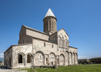 Fototapeta na wymiar Georgia, Kakheti. Alaverdi - monastery and cathedral, officially the Cathedral of St. George in the Akhmeta region of Kakheti.