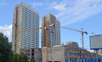 Строительство нового многофункциональный жилого квартала 