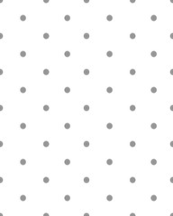 Seamless background with black dots on a white background, vector