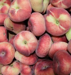  Peach fruit. texture

