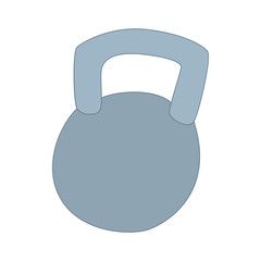 Weight icon, cartoon style