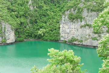 The lagoon called 'Talay Nai' in Moo Koh Ang Tong National Park