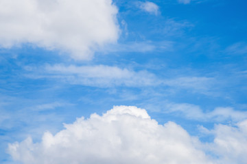 blue sky with clouds