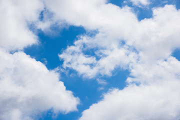 blue sky with clouds