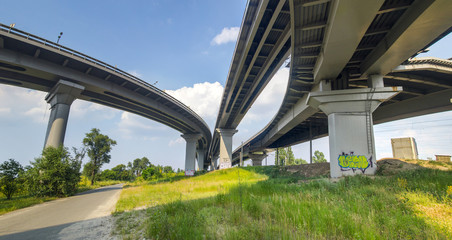 Road Under Overpass