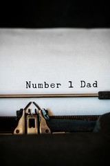 Composite image of fathers day message 