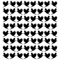 Background of flying birds.