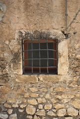 Window with iron bars