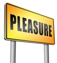 pleasure