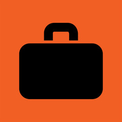 food dinning kitchen menu restaurant travel black icon simple on orange background