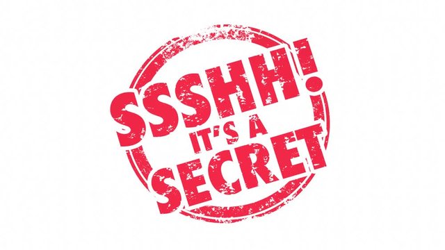 Ssshh Its a Secret Classified Confidential Personal Stamp 3d Animation