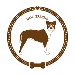 Dog breed sticker