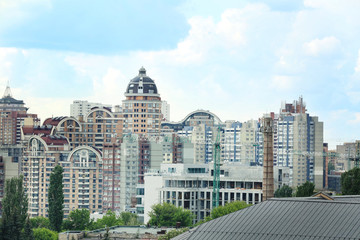 Beautiful panoramic view of city