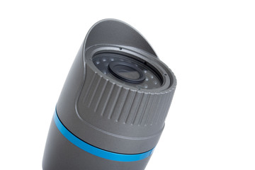 IP camera, security surveillance ip-cam isolated on white