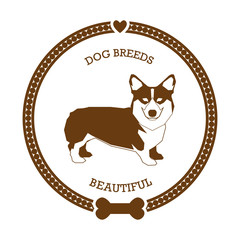 Dog breed sticker