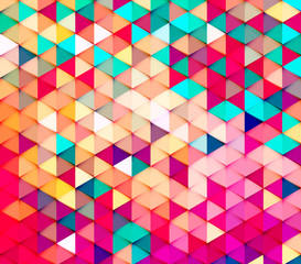 Abstract stylish geometric background with vibrant color tone
