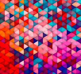 Abstract stylish geometric background with vibrant color tone