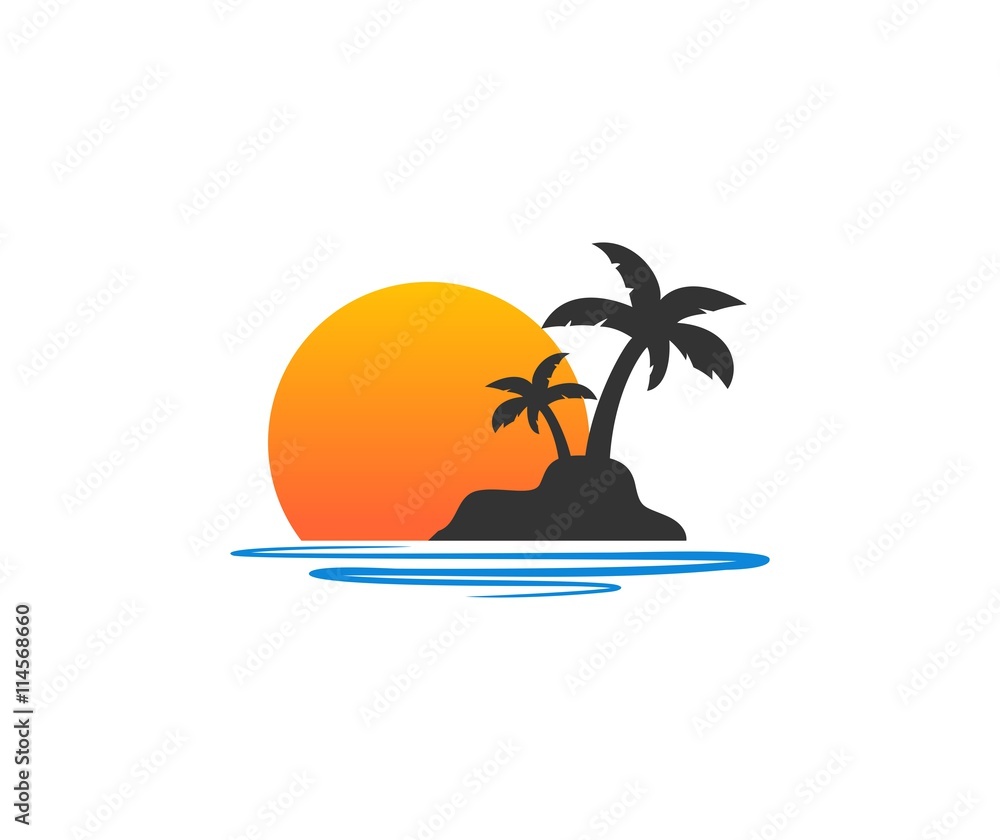 Poster Sunset logo