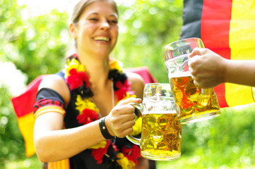 Deutschland-Fan, Frau