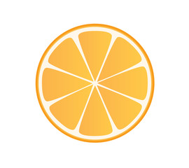 Simple orange slice