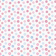 simple baby cute pastel pattern, vector illustration