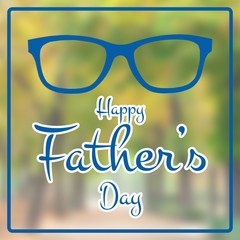 Composite image of happy fathers day